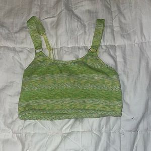 green bra / mini tank